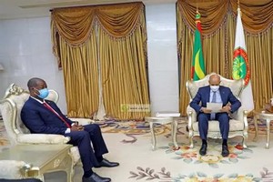 Message écrit du président Bissau guinéen au président Ghazouani