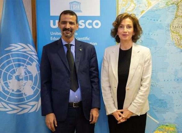 Le ministre de la Culture discute des relations culturelles entre la Mauritanie et l’UNESCO