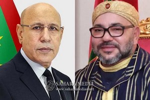Mohamed VI à Ghazouani : « nous sommes déterminés à consolider les relations entre les deux pays »