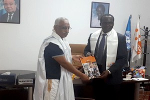 L’ambassadeur de la Mauritanie à l'ONU en visite de courtoisie au Bureau UNFPA Mauritanie 