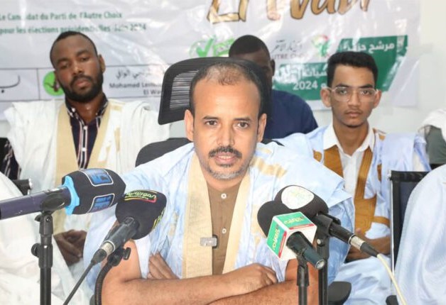Le candidat M. Mohammed Lemine Mourteji Wavi félicite le président élu