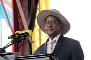 Yoweri Museveni, président ougandais : 