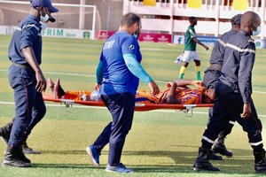 FC Nouadhibou: Rachid Sid'Ahmed, victime d’une rupture des ligaments croisés 