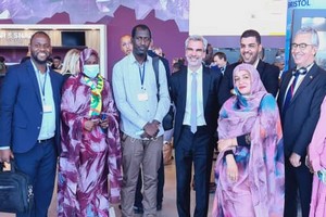 En images : sommet France Afrique : Macron face à 3000 jeunes africains dont ceux de la Mauritanie 