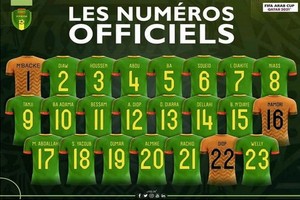 Coupe Arabe des Nations : les numéros officiels de l’équipe de Mauritanie connus