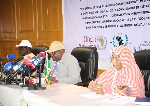 Présidentielle en Mauritanie : les observateurs internationaux saluent l’organisation d’un scrutin transparent et paisible