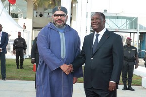 Arrivée en Côte d'Ivoire du roi du Maroc Mohammed VI pour le sommet UE-UA 
