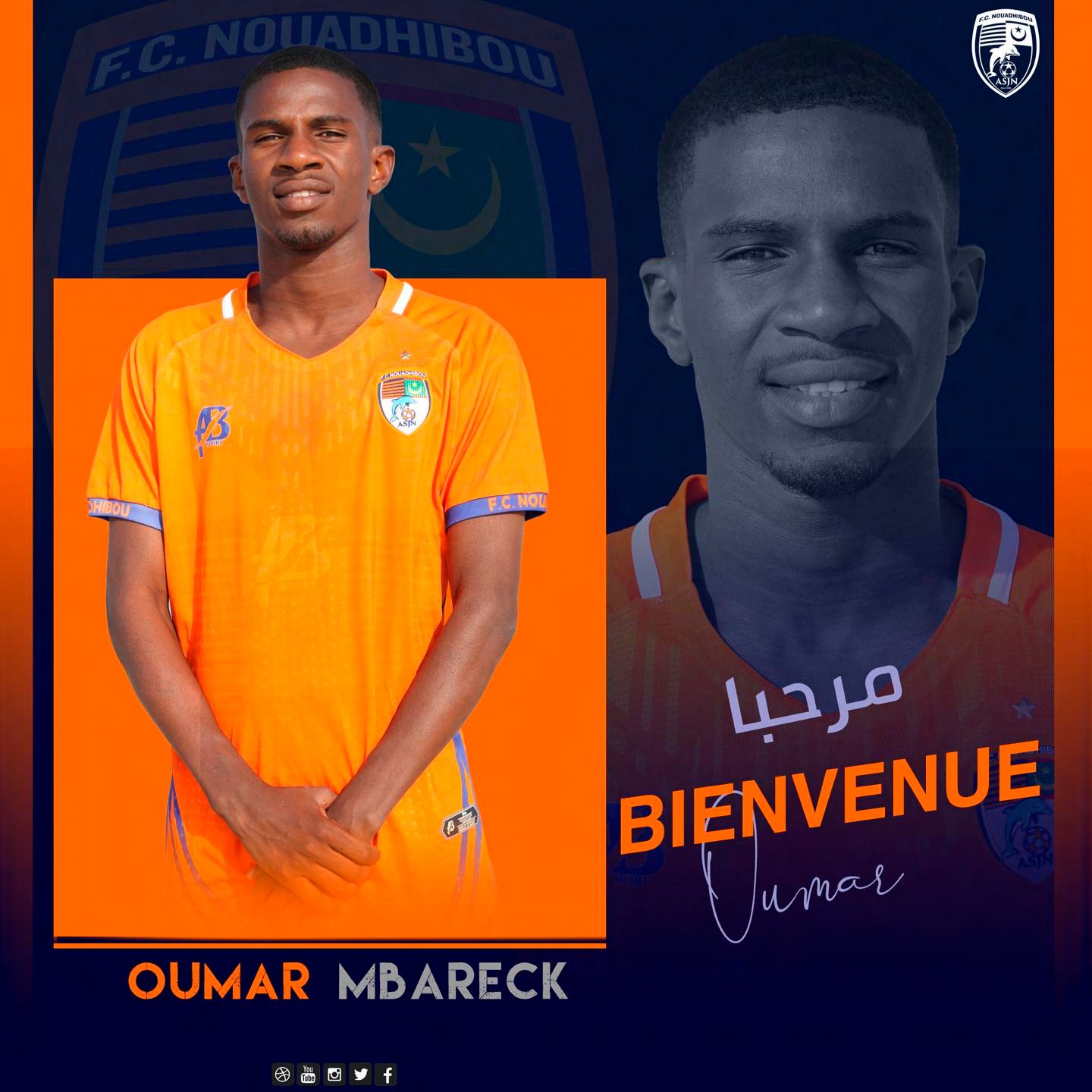 FC Nouadhibou : Oumar M’Bareck débarque 