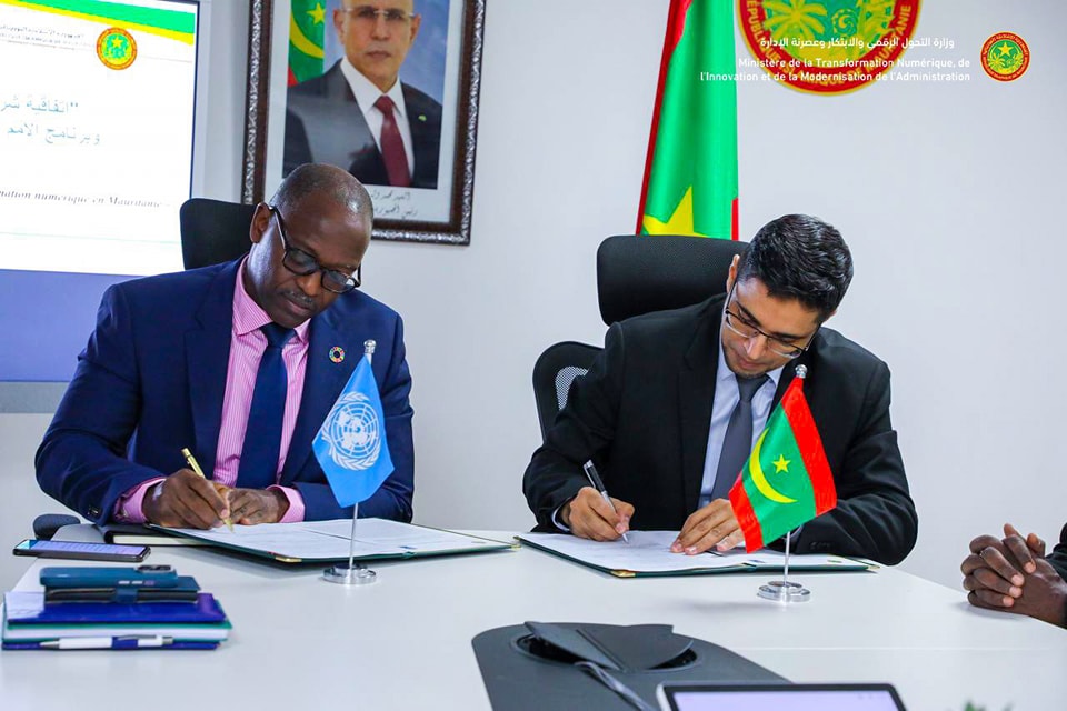 Signature d’un accord avec le PNUD pour l’accélération de la transformation numérique