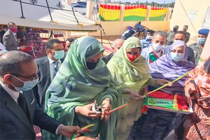 Nouadhibou : la première dame supervise l'inauguration du Centre d'intégration sociale des enfants