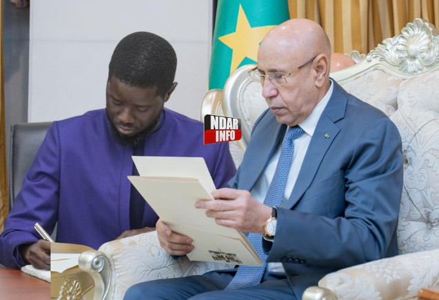 Mauritanie : le ministre Cheikh Niang remet un message du président Diomaye Faye 