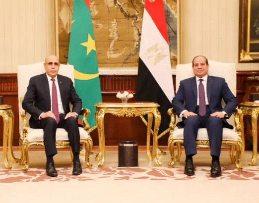 Le président égyptien réaffirme le soutien de son pays à la présidence mauritanienne de l’union africaine 