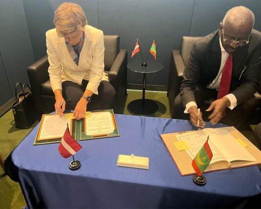 La Mauritanie et la Lettonie signent un protocole d’entente à New York