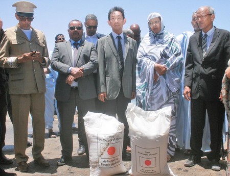 Communiqué du CSA/Ambassade du Japon - arrivée d'une cargaison de riz offert par le Japon à la Mauritanie