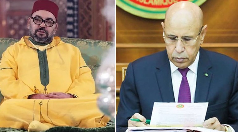 SM le Roi félicite M. Mohamed Ould Cheikh El Ghazouani à l’occasion de sa réélection