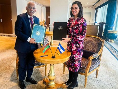 La Mauritanie et le Salvador signent une déclaration conjointe pour établir des relations diplomatiques