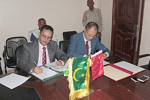 Signature de deux conventions au ministère de la santé entre la Mauritanie et la Chine 