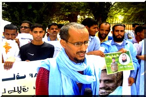 Protestation contre la détention deux Mauritaniens prisonniers à Guantanamo 