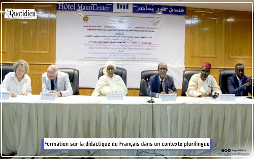 Démarrage d’une session de formation sur l’enseignement du français en contexte plurilingue à Nouakchott