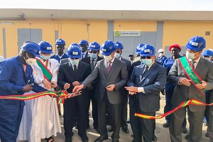 Inauguration de l'extension de la centrale électrique de la ville de Nouadhibou