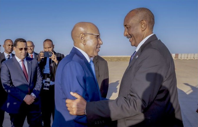 Le Président du Conseil de souveraineté de transition du Soudan entame une visite en Mauritanie