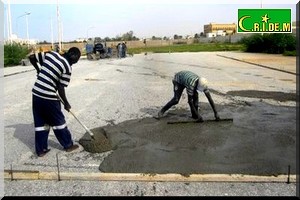 Début des travaux  de constructions d’un centre tennis a Nouakchott - [PhotoReportage]