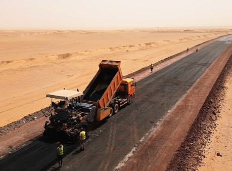 Route Tindouf-Zouérate: Les travaux avancent à une vitesse optimale