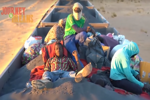 Chèvres, poussière noire et tempêtes de sable : voyage dans le 