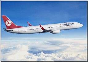 Turkish Airlines arrive en Mauritanie. 