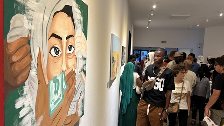 Reportage Expo NKC Contemporain : le quotidien des Nouakchottois, raconté au pinceau /Photo|reportage