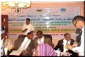 Zouerate : Atelier de mise en place du conseil municipal des enfants
